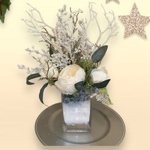 Elegant design flowers arrangement hand made